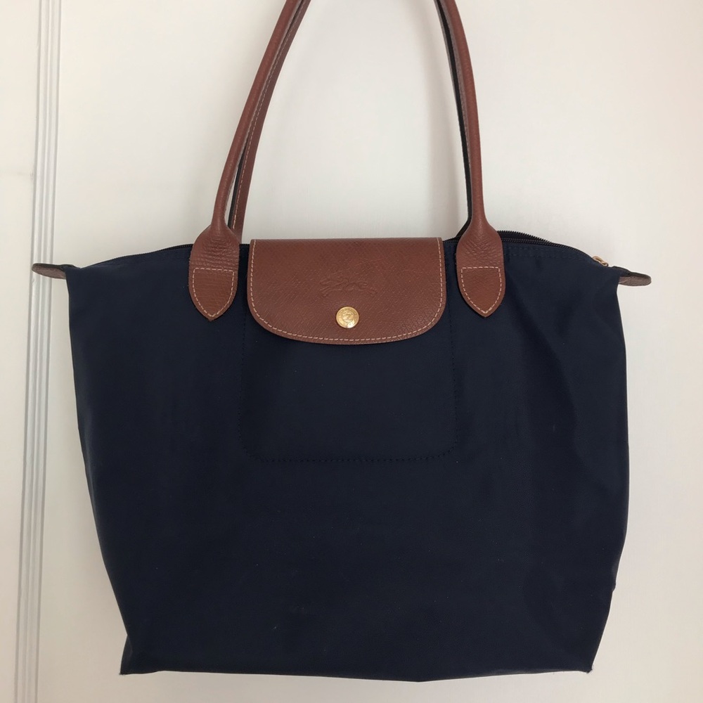 Longchamp bag - navy blue